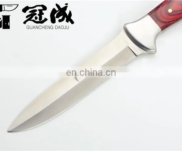 Exquisite Tactical Hunting Knife Stainless Steel With Wood Handle photo-2
