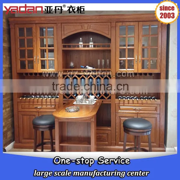 Home Furniture Wooden Wine Display Cabinet photo-4