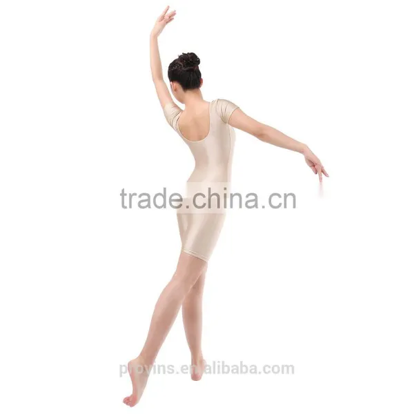 Spandex Shorty Unitard, Wholesale Gymnastics Leotards, Leotard With Shorts photo-4