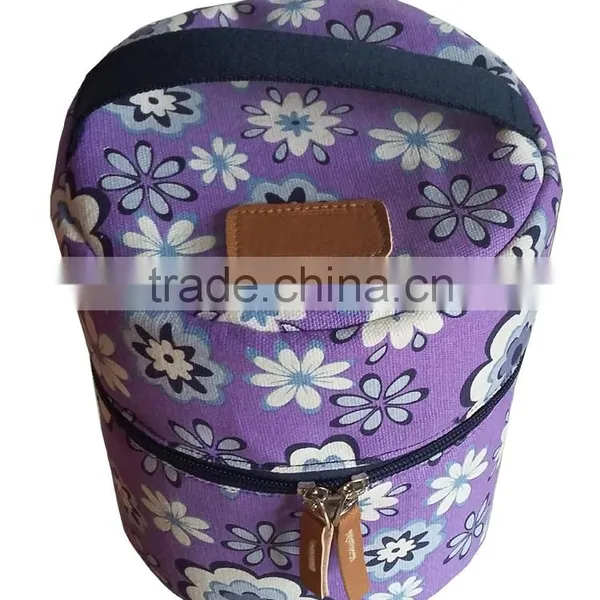 Printed Canvas Essential Oil Diffuser Carrying Case,high Quality Essenetial Oil Diffuser Carry Bag for 16bottlers photo-3