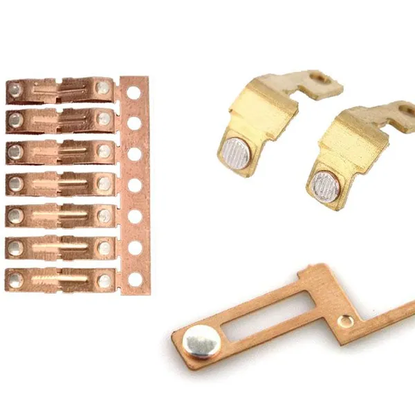 Relay Switch Terminals, Relay Connection Terminals, Brass Body Can be Riveted With Silver Contacts, and Can be Customized According to Customer Drawings. photo-3