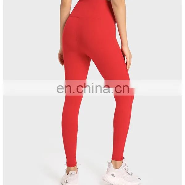 High Quality High Waist Crotchless Yoga Leggings Best Gym Fitness Workout Training Running Active Wear Tight Pants For Women photo-3