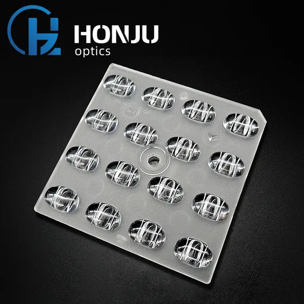 Hongzhu 50X50mm Outdoor Light Lens 5050 PC 16 In 1 Led Outdoor Lighting Street Light Lens photo-2
