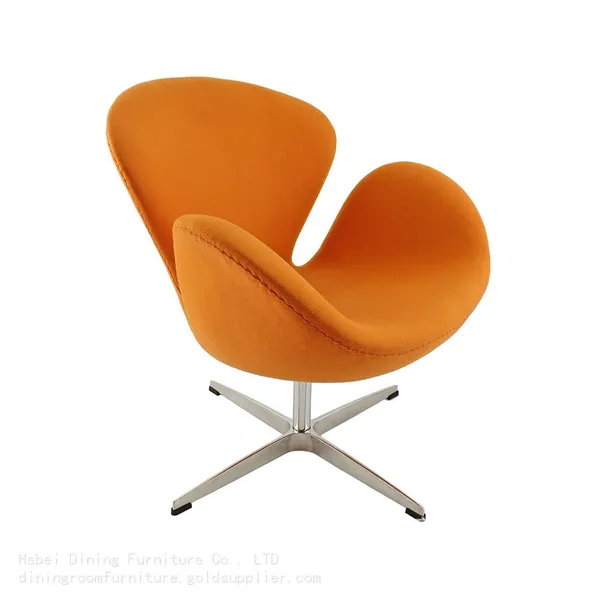 Wing Upholstered Fabric Chair Outstretched Reception Chair DS-14