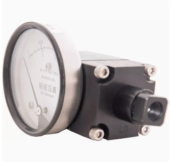 Diaphragm Type 15Kpa Differential Magnetic Differential Pressure Gauge photo-2