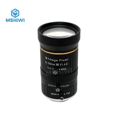 3M F1.4 промышленная оптика машинного зрения 8-50 мм с переменным фокусом, С-монтаж