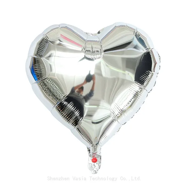 18 Inch Gold Silver Red Heart Foil Balloon Helium Mylar for Wedding Birthday Party Decoration Wholesale photo-5