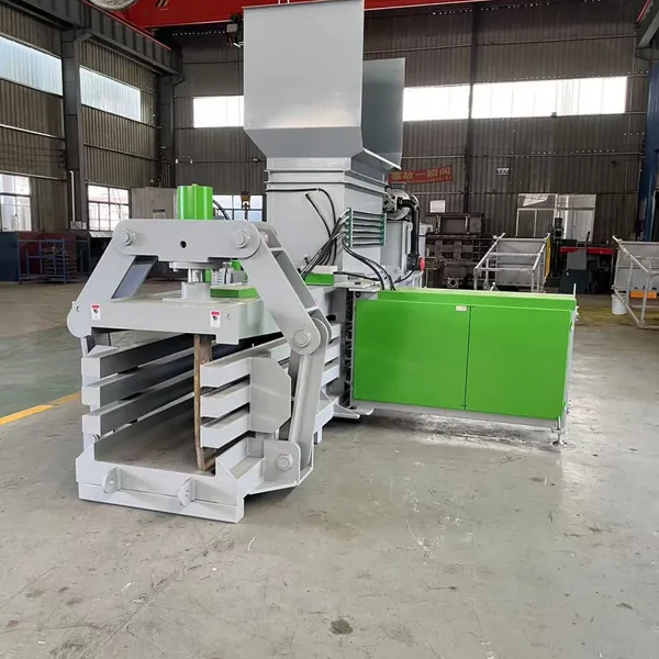 Horizontal Automatic 40T Waste Paper Film Compactor Recycling Machine photo-3