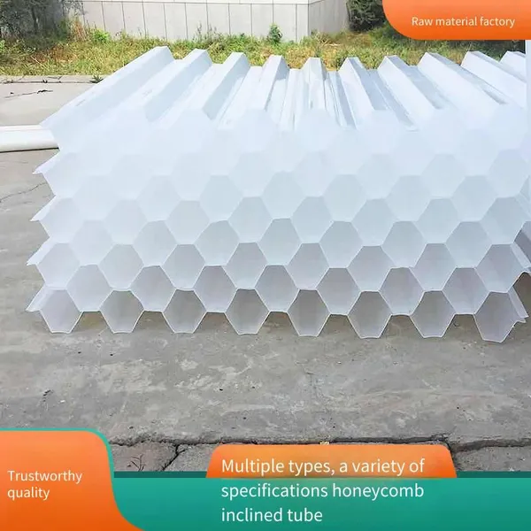 Customized Construction of Hexagonal Honeycomb Inclined Tubes, pp Fillers for Sedimentation Tanks and Biological Filters photo-3