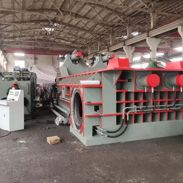 Double Master Cylinders Heavy Duty Steel Rebars Baler Machine 630ton
