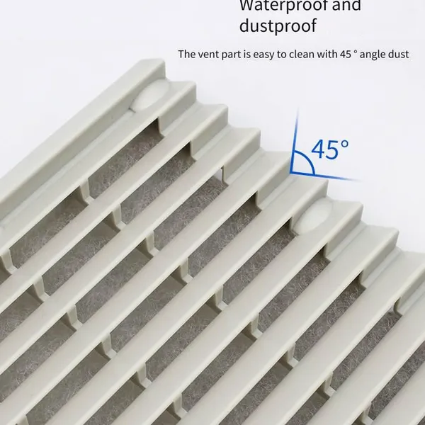 Axial Flow Fan Ventilation Filter Screen Set, Dustproof and Heat-dissipating Fan Louver Mesh Cover for Cabinets, Electrical Control Distribution Boxes, zl - 804 804.230 photo-4