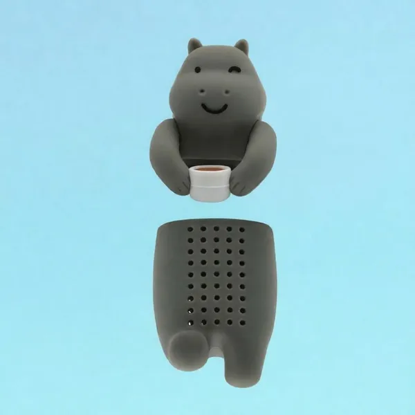 Silicone Bear Shape Tea Bag Filter Infuser Cute Tea Strainer Diffuse Coffee Spices Kitchen Gadget Coffee & Tea Tools 3-7 Days photo-2