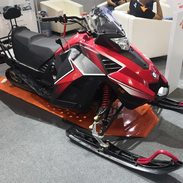 Gasoline Snowmobile Children 150cc 180cc 200cc 300cc 700cc Adult Snowmobiles Cross-country Skiing on Ice photo-2