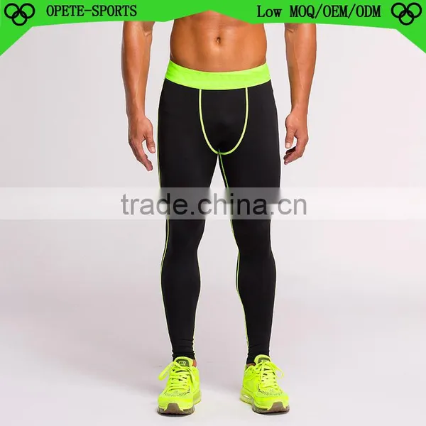 (OEM/ODM Factory)2016 Lycra Sport Compression Tight ,men Compression Pants,long Compression Wear photo-4