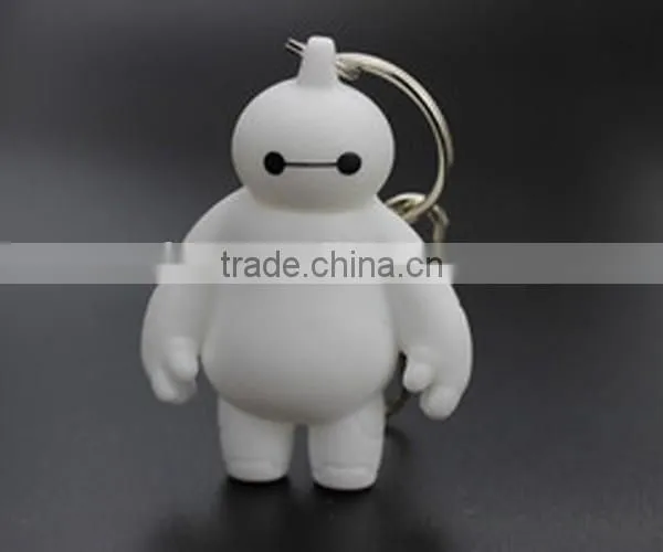 Cartoon Action Figure Plastic Keychain for Promotion Keychains For Kids photo-3