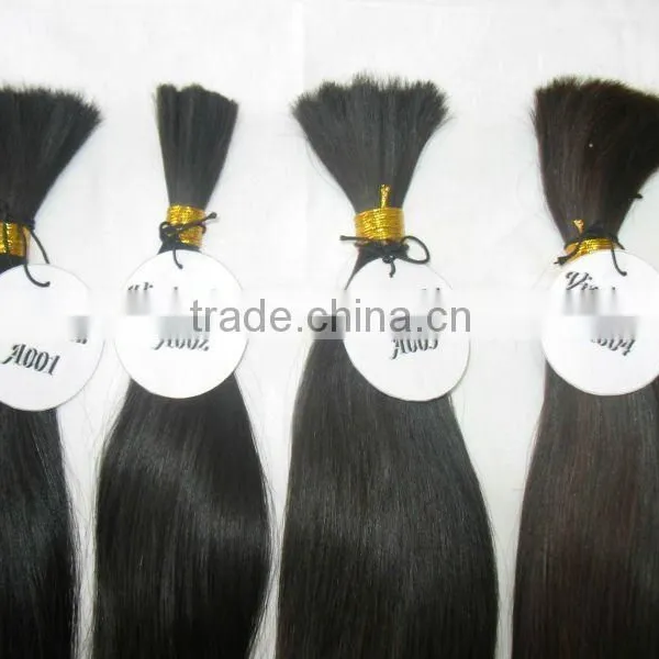 Top Quality 100% Chinese Remy Hair Bulk
