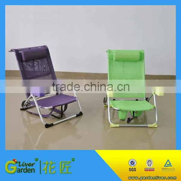 Sunny Life Low Folding Adjustable Back Beach Chair