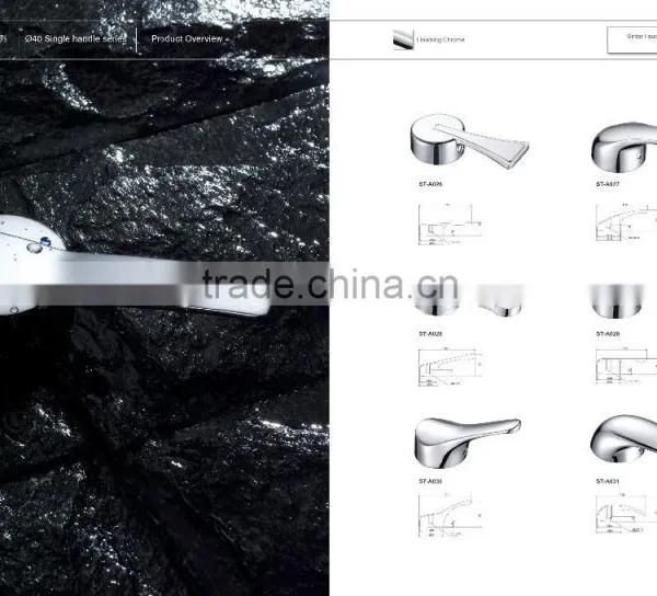 Zinc Kitchen Faucet Handle,basin Mixer Removable Handles,sink Tap Single Handle photo-4