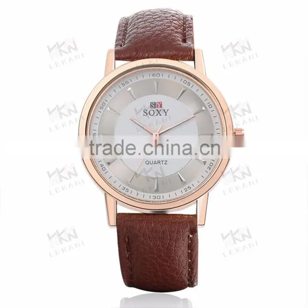 Warm Winner Watch, Cheap Leather Band Watches, Quality Leather Western Watches Quality Choice photo-3