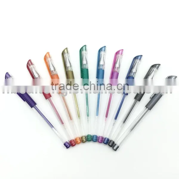 10 Kinds Metallic Colors Gel Pen photo-2