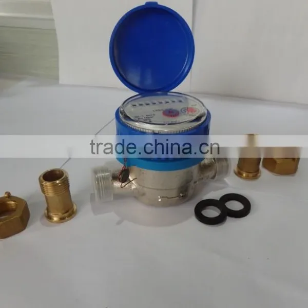 Small Light Brass Single Flow Water Meter DN15-DN25 photo-3