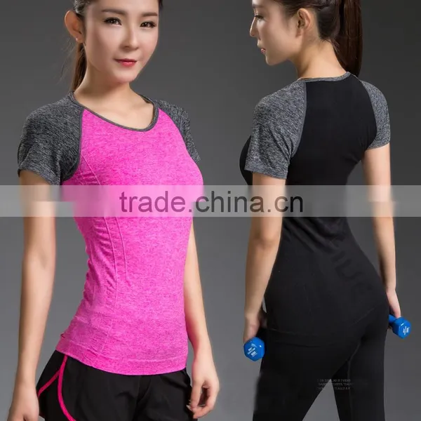 Dry Fit Workout Fitness Clothing Yoga Sports T Shirts Women Gym Shirts Quality Choice