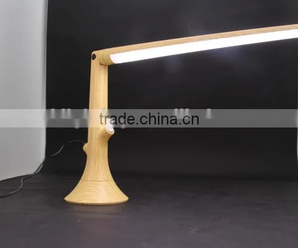 LED Wooden Task Light WJK-111 Modern Design Wooden Curving Series Table Lamp photo-2