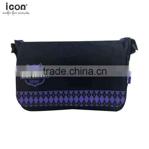 600D Polyester Branded Sling Bag for School