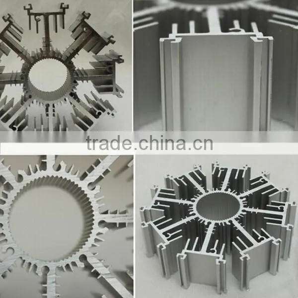 Aluminium Alloy 6061 T6 Heat Sink Aluminium Hollow Radiator photo-5