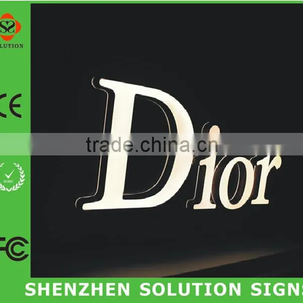 Custom Indoor Waterproof Led Edge Lit Sign Base photo-3