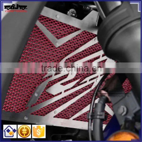 BJ-RG-YA004 Hot Selling Motorcycle Parts Stainless Steel 304 Red Radiator Grill Guard Protector For Yamaha Yzf R25 2015 2016 photo-4