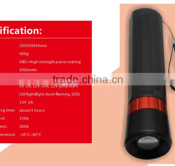 CARKU Portable Jump Starter 6000mAh Battery Booster Mini Car Jump Starter photo-5