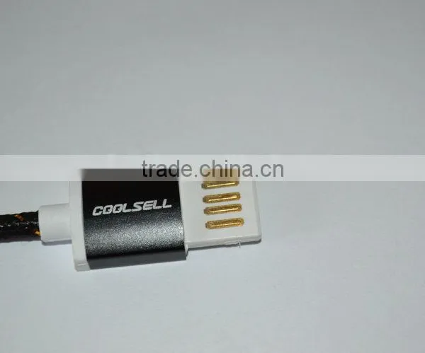 Whole Sale Braided 5Pin Micro USB Cable Sync Data Micro Usb Cable For Samsung Galaxy S4 photo-6