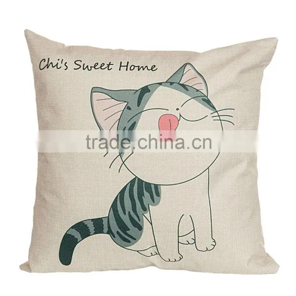 100% Polyester Home Decorative Digital Printing Cheap Cushion Cover photo-4