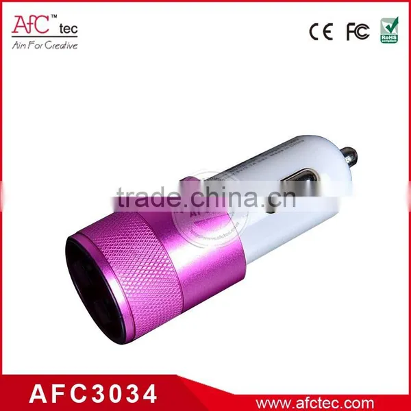 Abs Aluminum Cheapest Price Best in Car Micro Dual Usb Charger photo-3