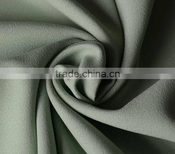100% Poly Single Face Moss Crepe Ggt for Lady Fashion Dress
