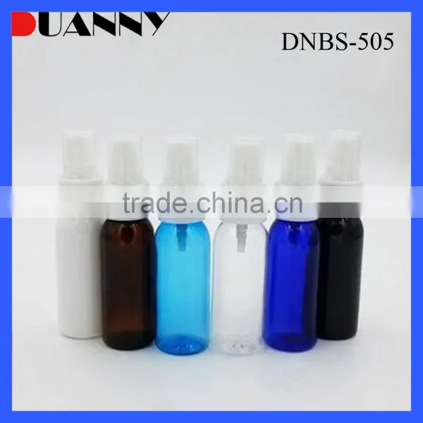 WHOLESALE 50ML CLEAR PLASTIC SPRAY BOTTLES WITH BLACK FINE MIST photo-2