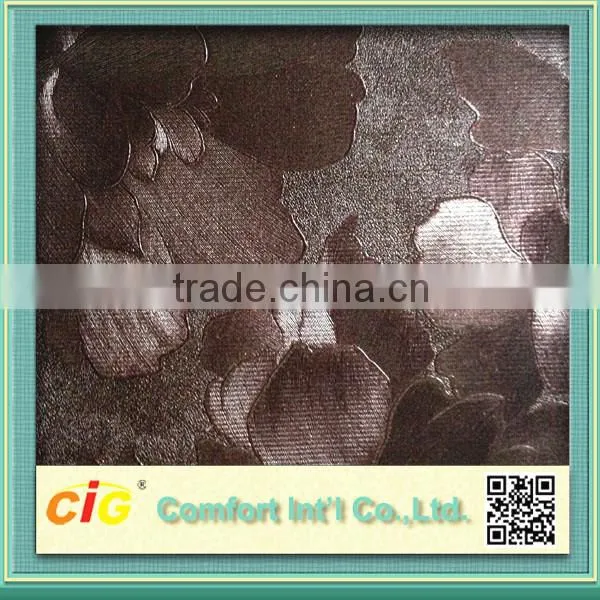 2015 New Vacuum Design Pvc Artificial Leather for Sofa and Wall photo-3