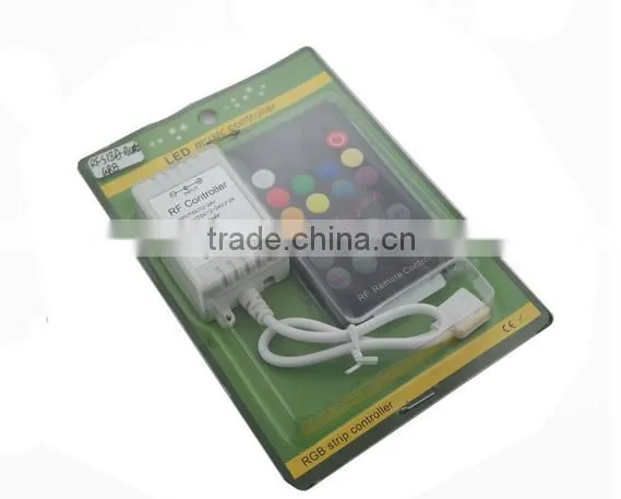 Led Music Controller 18 Key RF Audio Controller Music Led Controller Rgb DC5V, 12V~24V 30W/72W/144W 2A*3CH, Warranty, CE,RoHS photo-2