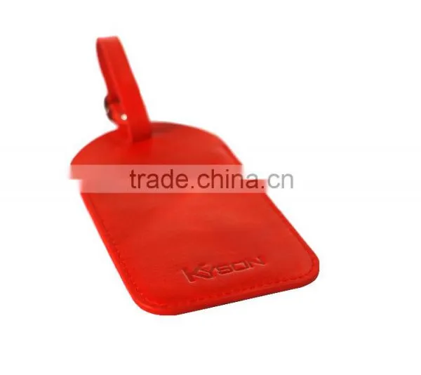 Factory Portable Genuine Cow Leather Lugguge Tag photo-4