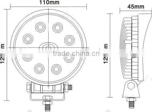 Waterproof 9~32v High Lumen Led Work Light 24w Offroad Led Spotlight Wholesale Led Worklight photo-4