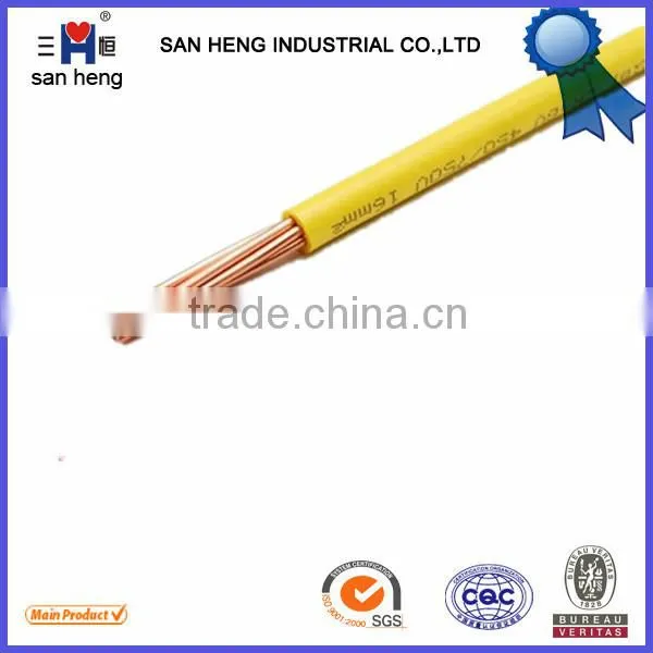 450/750V Stranded 8mm Oxygen Free Copper Wire Single Phase Cable photo-6