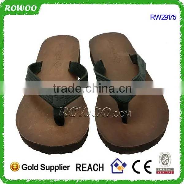 Low Price Leather Wholesale Ladies Women Sandals Flip Flops Designs photo-3