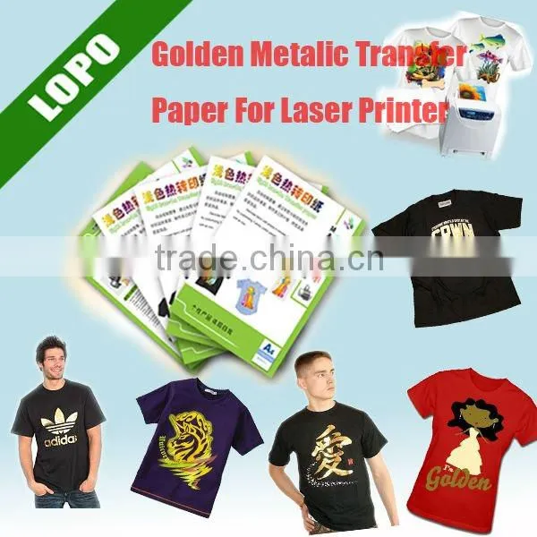 Golden Metalic Sublimation Paper for Laser Printers