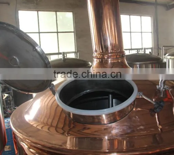 Red Copper Beer Brewing Kettle , Mash Tun , Whirlpool Tank for Sale photo-3