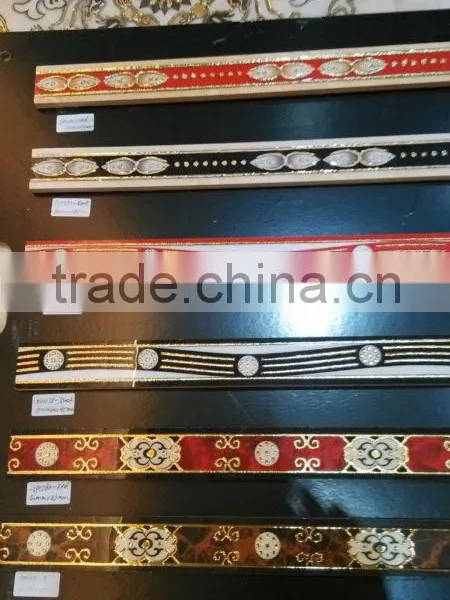 Porcelain Golden Decorated Border 600x45MM photo-2