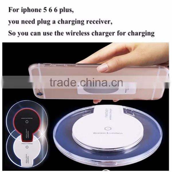 Wireless Charger Receiver for Iphone 6 6s Plus qi Standard Quick Wireless Phone Charger Receiver Hot Selling photo-5