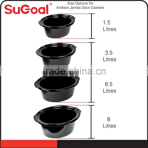 1.5L Green Ceramic Slow Cooker With GS ROHS Certs photo-2