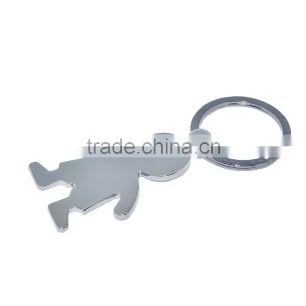 Girl Shape Keychain Metal Keychain With Custom Logo (printing & Laser) photo-3