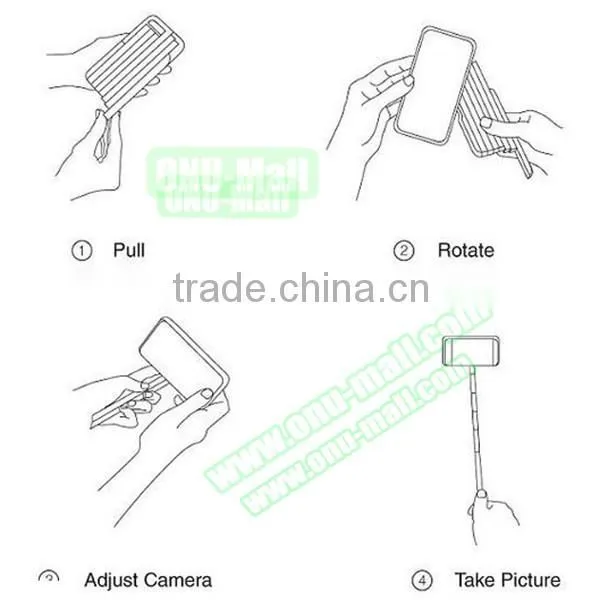 New Premium 2 in 1 Selfie Stick Phone Case for IPhone 6s, Selfie Stick for IPhone 6 Quality Choice photo-5